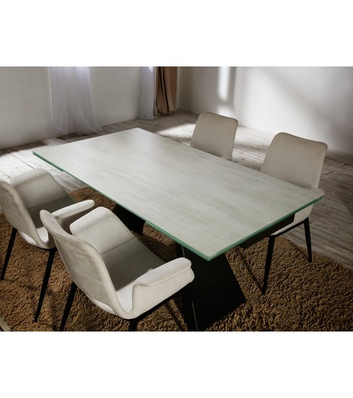 Alai SCHULLER VALENCIA white extendable table
