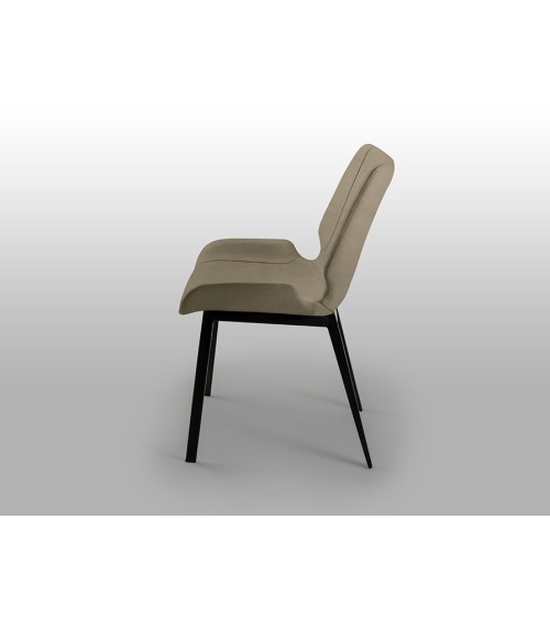 Chaise Kiara SCHULLER VALENCIA beige noir