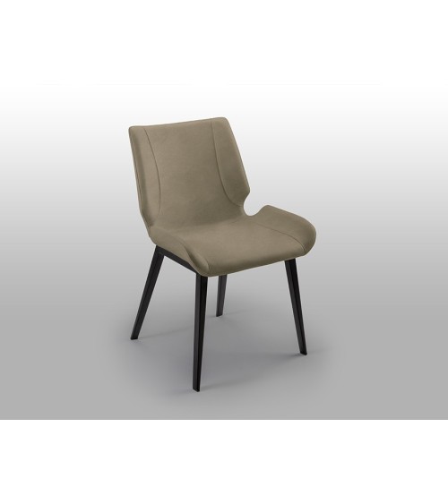 Chaise Kiara SCHULLER VALENCIA beige noir