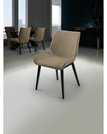 Sedia Kiara SCHULLER VALENCIA beige nero