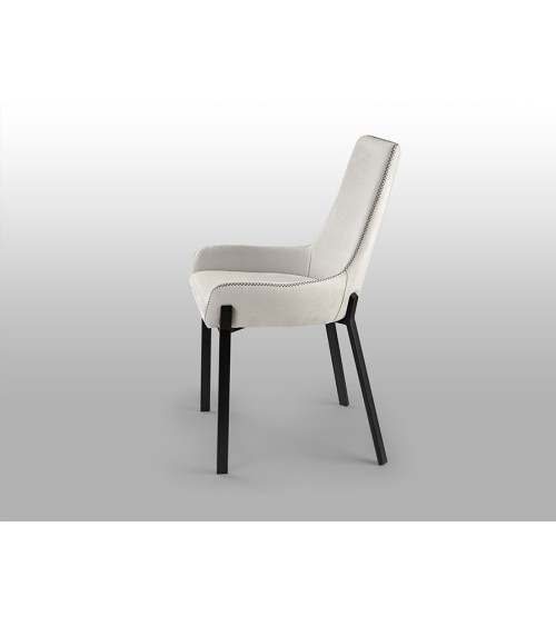 Sedia Diane SCHULLER VALENCIA bianca nera