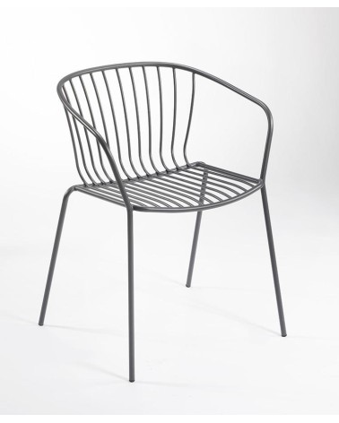 Silla Amitha GABER acero outdoor | BHOME