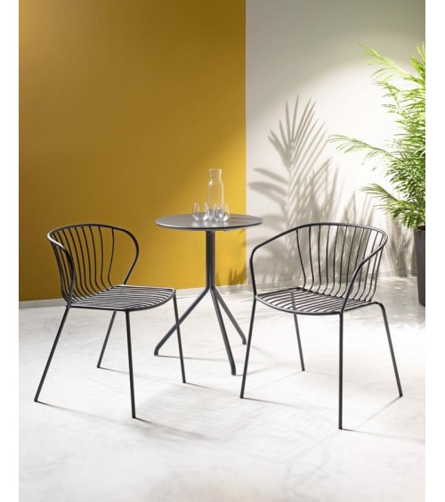 Chaise Amitha GABER acier outdoor | BHOME