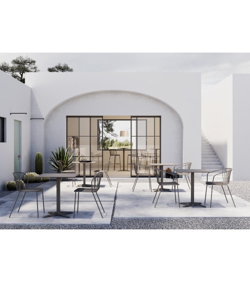 Chaise Amitha GABER acier outdoor | BHOME