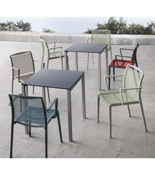 Chaise Avenica GABER avec accoudoirs outdoor | BHOME