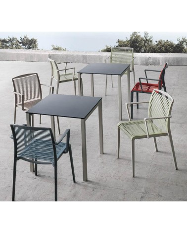 Chaise Avenica GABER avec accoudoirs outdoor | BHOME
