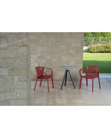 Sedia Gianet GABER impilabile design outdoor | BHOME