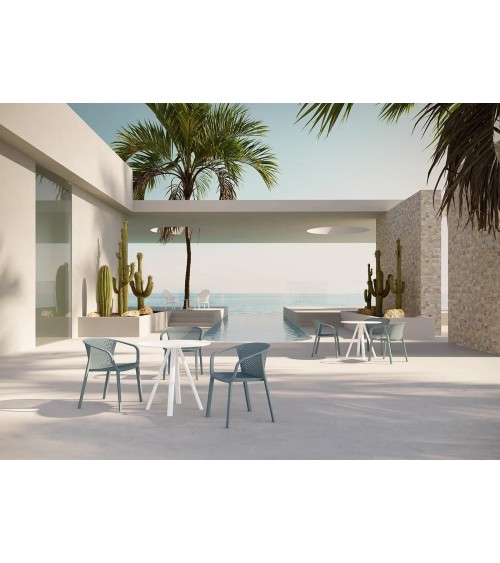 Sedia Gianet GABER impilabile design outdoor | BHOME