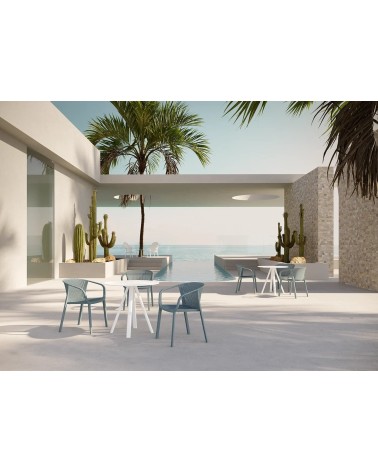 Sedia Gianet GABER impilabile design outdoor | BHOME