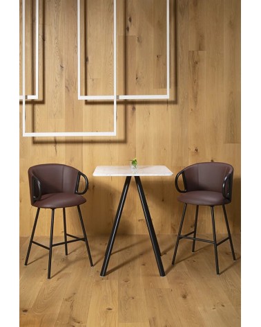 Tabouret Cucaracha Slim GABER avec accoudoirs | BHOME