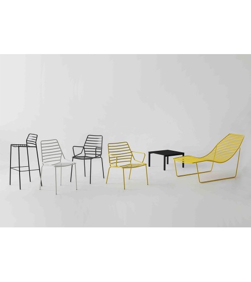 Link Stool GABER steel outdoor design | BHOME