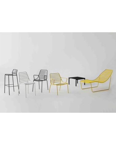 Link Stool GABER steel outdoor design | BHOME