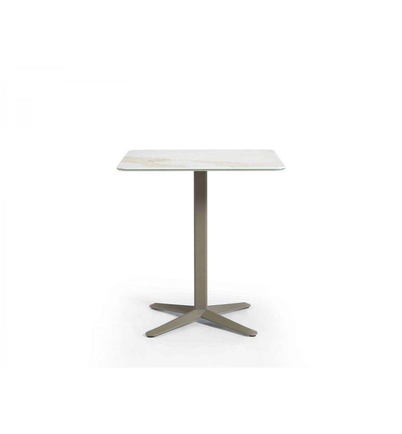 Tavolo Arket GABER design acciaio outdoor | BHOME