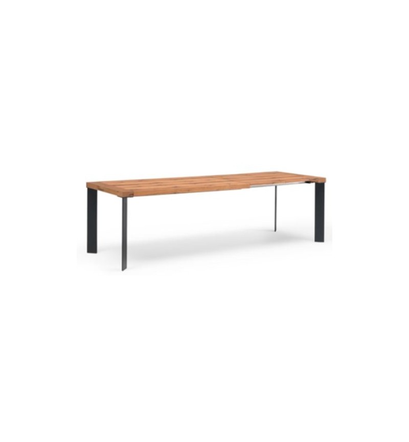 Mesa Lama de madera y hierro RIVANOVA | BHOME