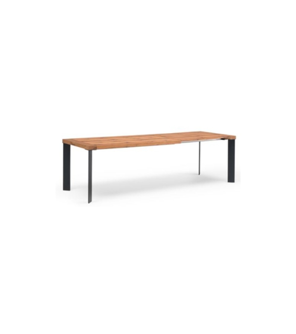Lama wood and iron table RIVANOVA | BHOME