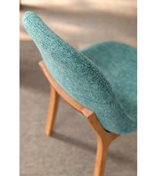 Kleo Stuhl aus Buche und Stoff RIVANOVA | BHOME