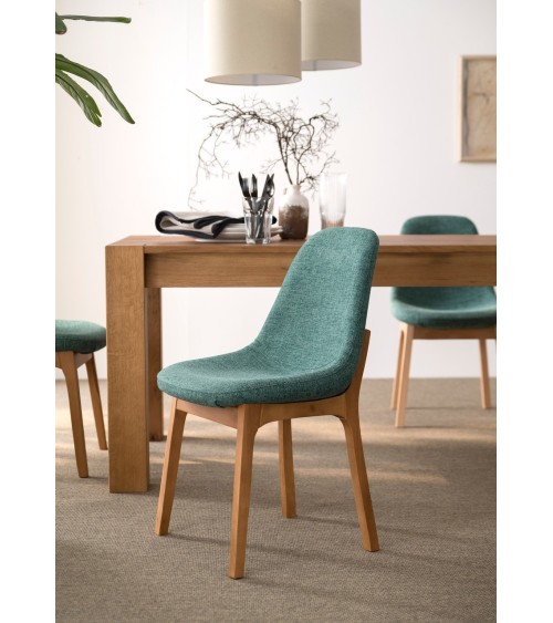 Kleo Stuhl aus Buche und Stoff RIVANOVA | BHOME