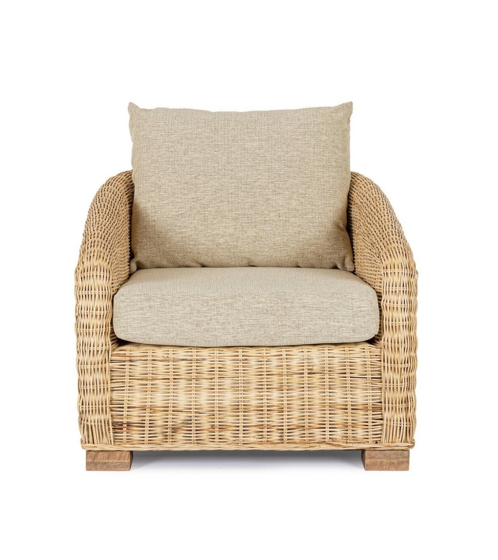 Sillón CADICE BIZZOTTO de ratán | BHOME