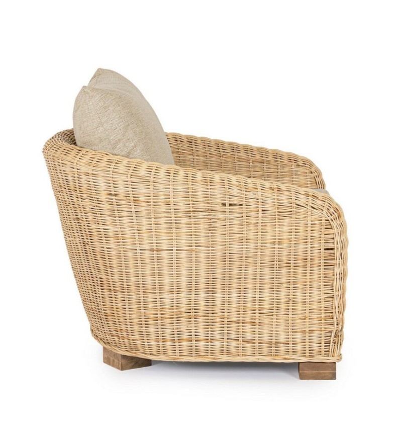 Poltrona CADICE BIZZOTTO in rattan | BHOME