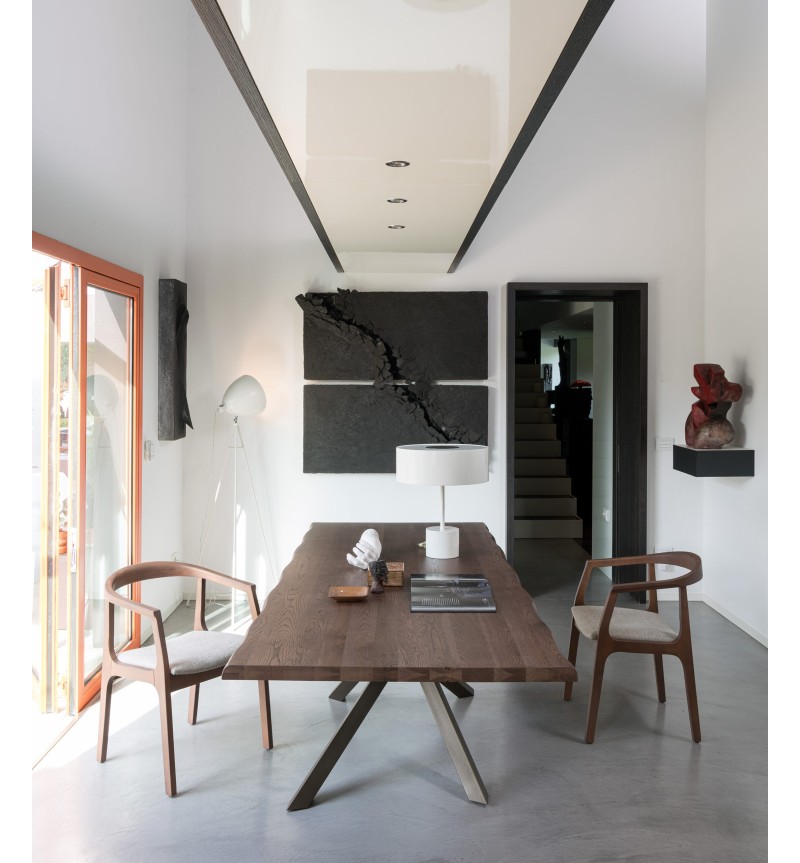 Noa Chair RIVANOVA in Beech Wood and Fabric | BHOME