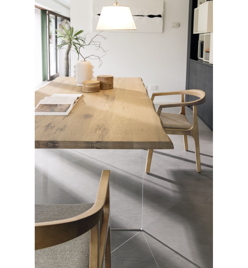 Noa Chair RIVANOVA in Beech Wood and Fabric | BHOME