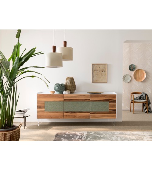 Daisy TV Stand RIVANOVA in Oak Wood | BHOME