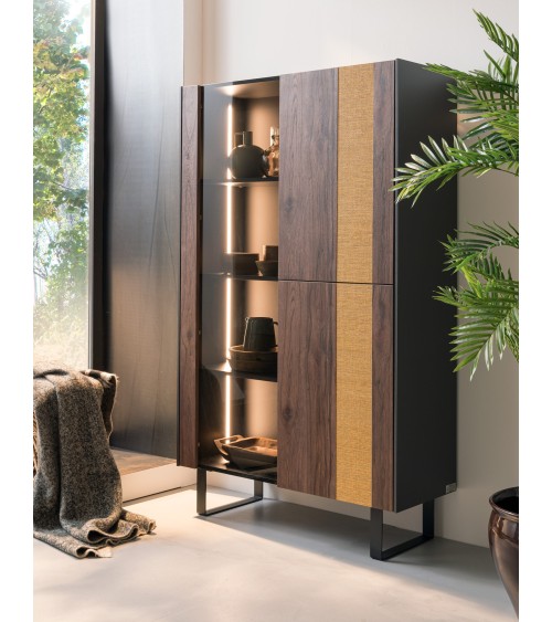 Vitrine Daisy RIVANOVA en chêne | BHOME