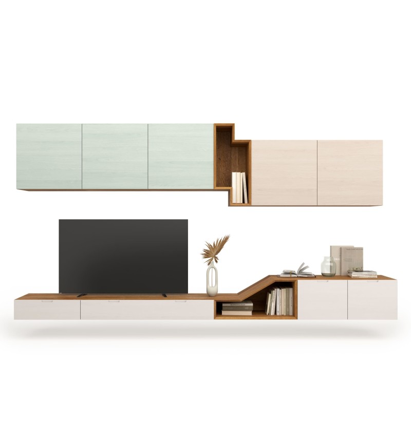 Composición 3 RIVANOVA modular para salón | BHOME