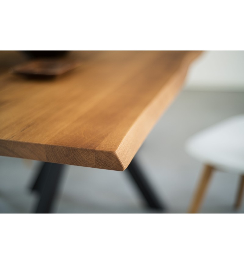 Table Cross RIVANOVA bois et métal | BHOME