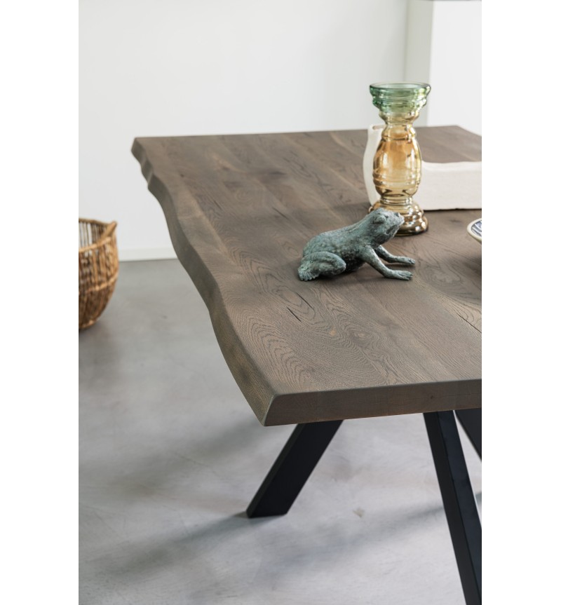 Table Cross RIVANOVA bois et métal | BHOME