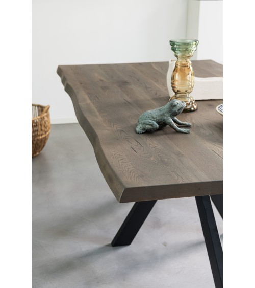 Table Cross RIVANOVA bois et métal | BHOME