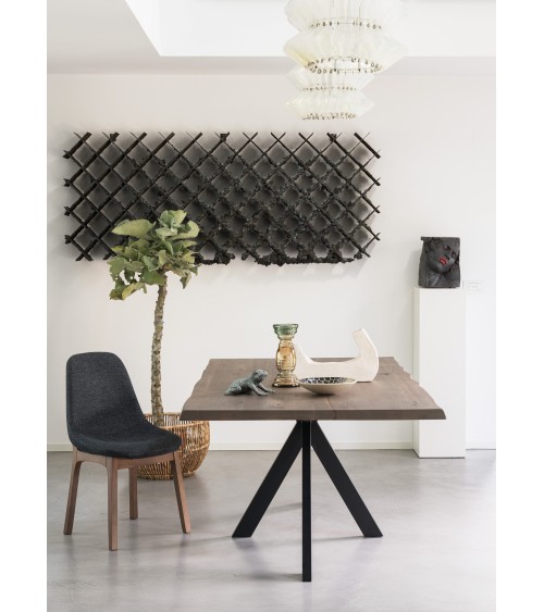 Table Cross RIVANOVA bois et métal | BHOME