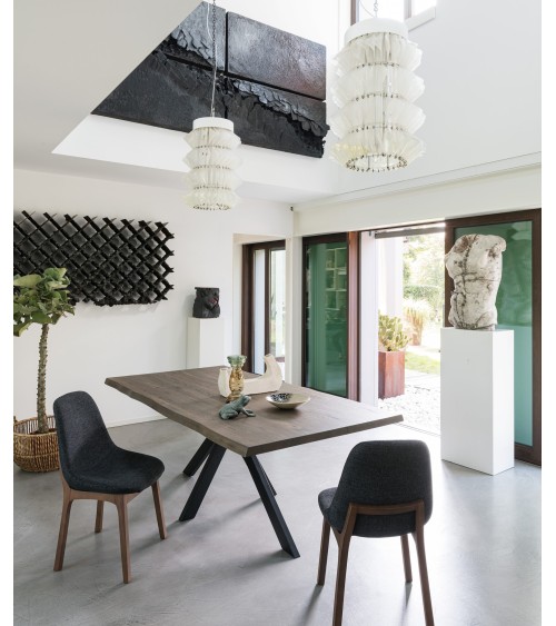 Table Cross RIVANOVA bois et métal | BHOME