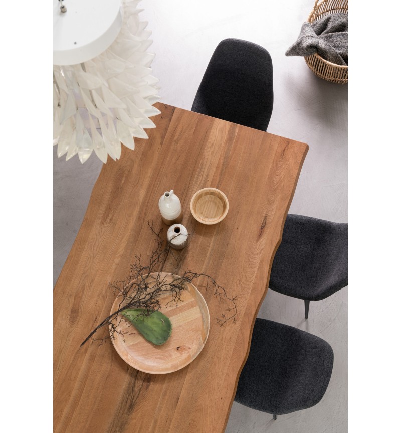Table Cross RIVANOVA bois et métal | BHOME