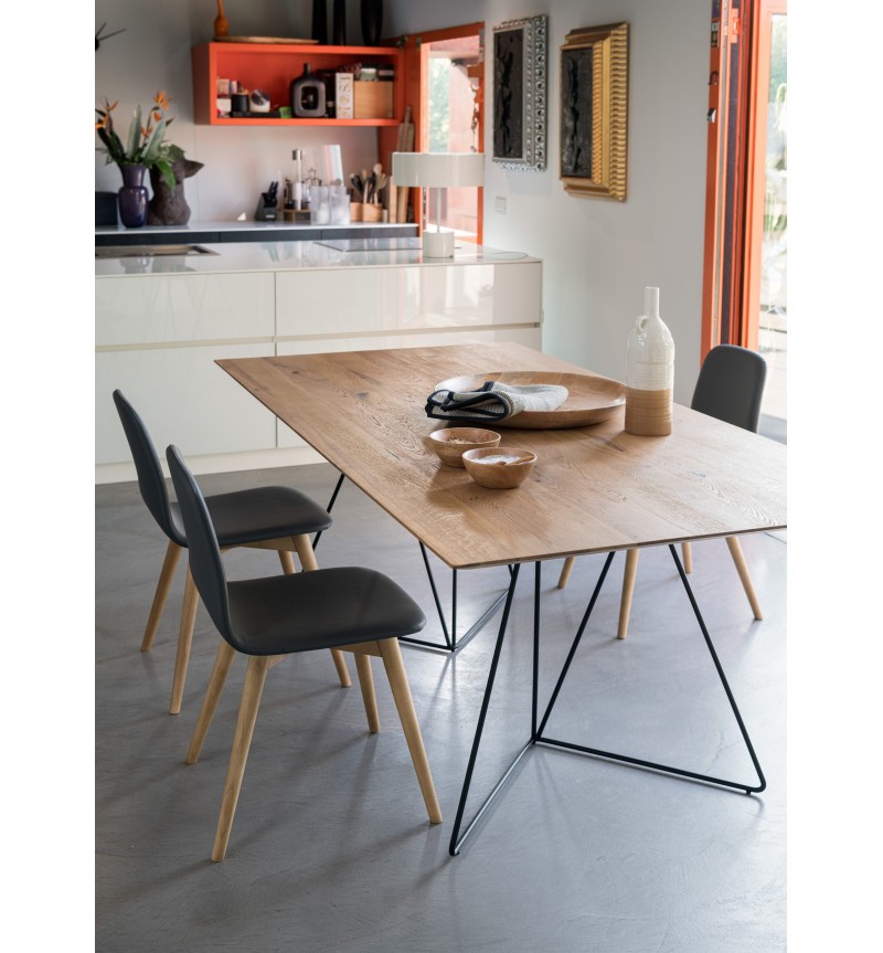 Table Filo RIVANOVA bois et fer | BHOME