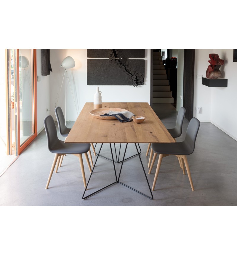 Table Filo RIVANOVA bois et fer | BHOME