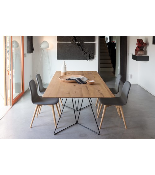 Table Filo RIVANOVA bois et fer | BHOME