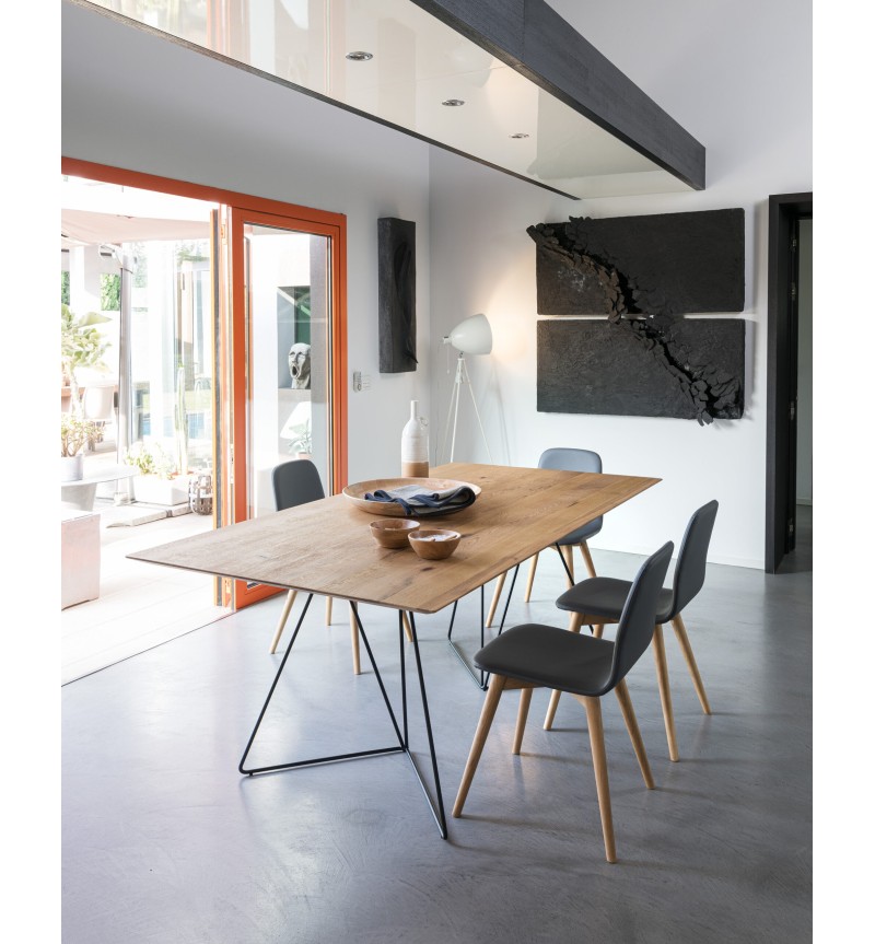 Table Filo RIVANOVA bois et fer | BHOME