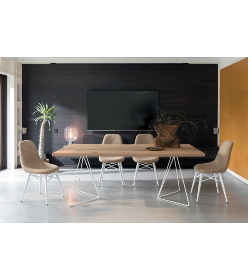 Table Filo RIVANOVA bois et fer | BHOME