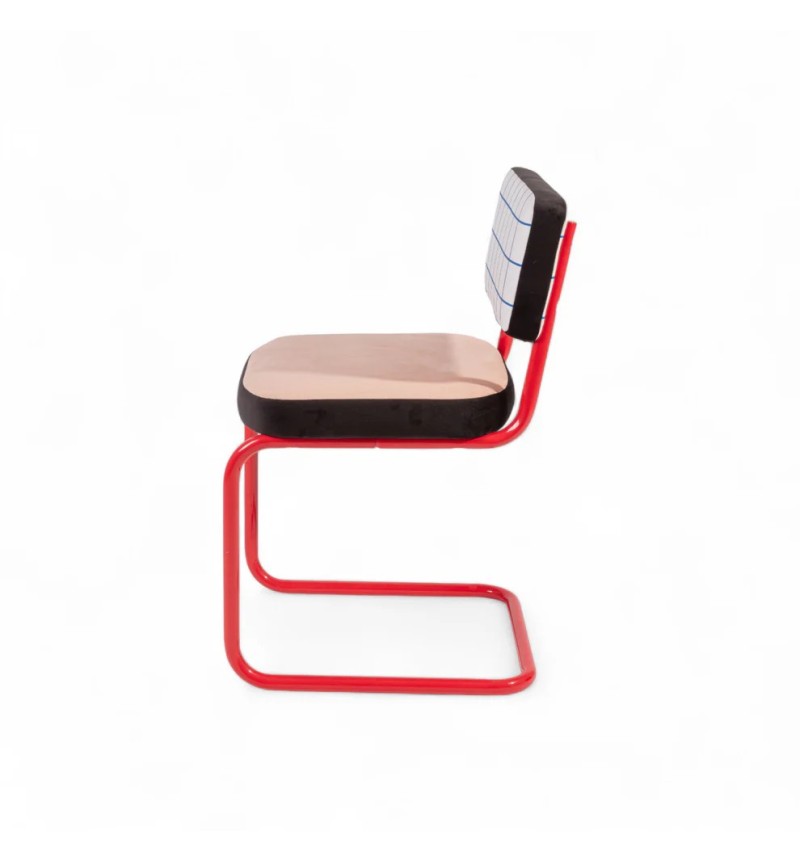 Sedia “Superchair Blue Grid” – SUPERFURNITURE