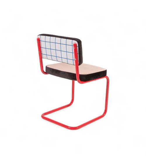 Sedia “Superchair Blue Grid” – SUPERFURNITURE