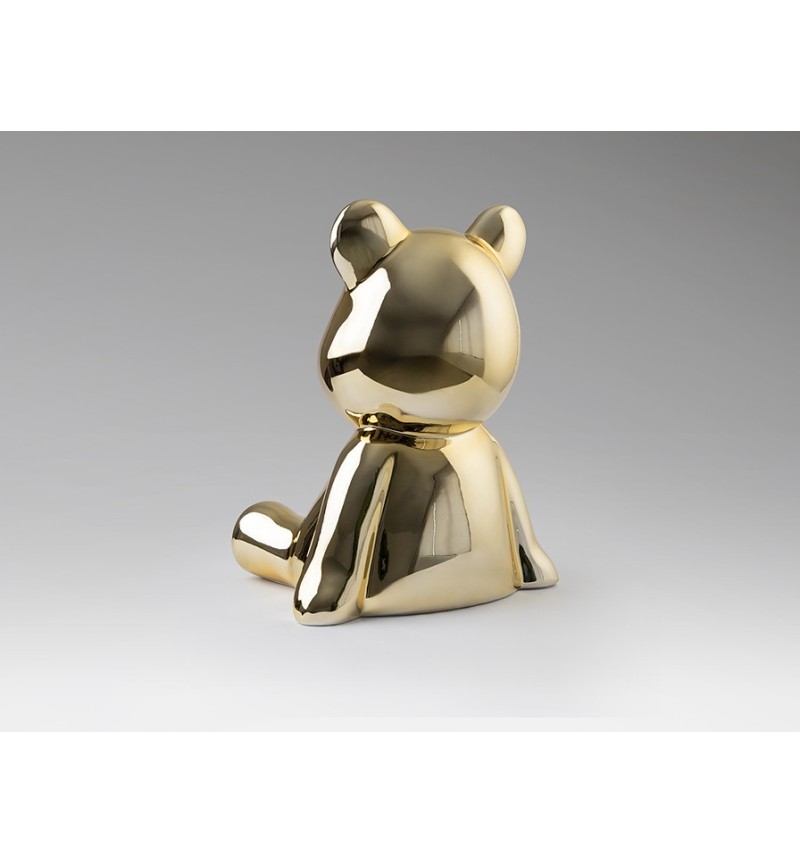 Osito SCHULLER VALENCIA metallic gold figure