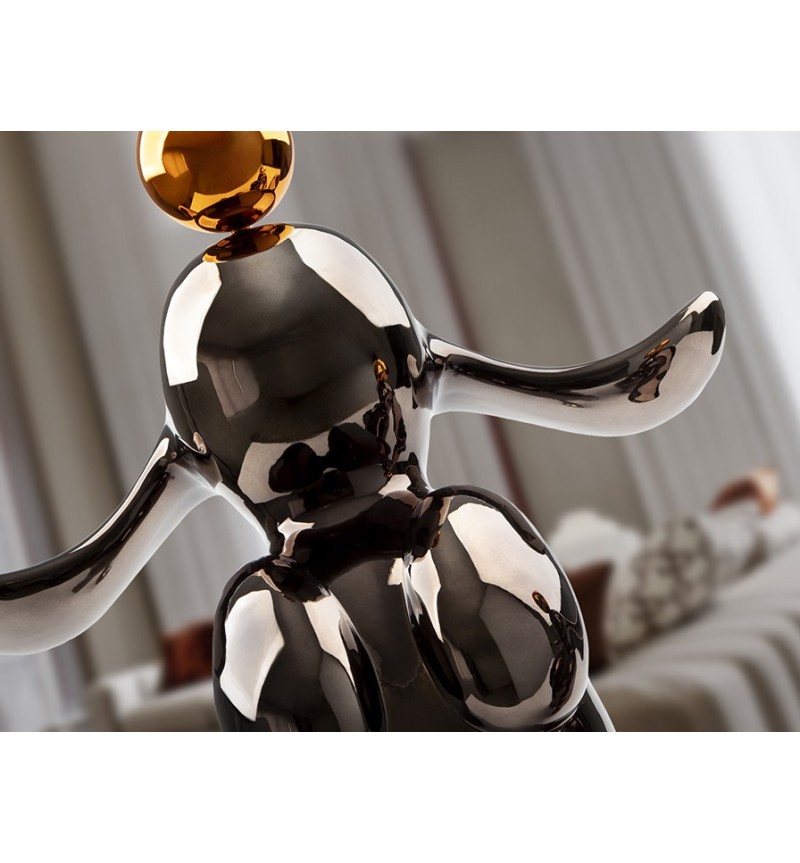 Figura Conejo SCHULLER VALENCIA grigio arancio
