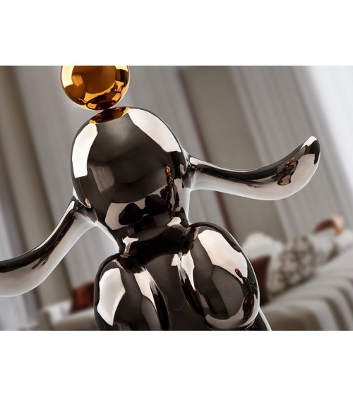 Conejo SCHULLER VALENCIA grey orange figure