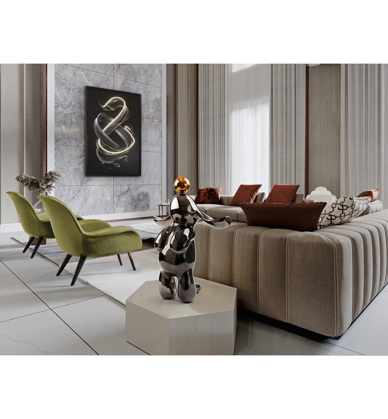 Figura Conejo SCHULLER VALENCIA grigio arancio
