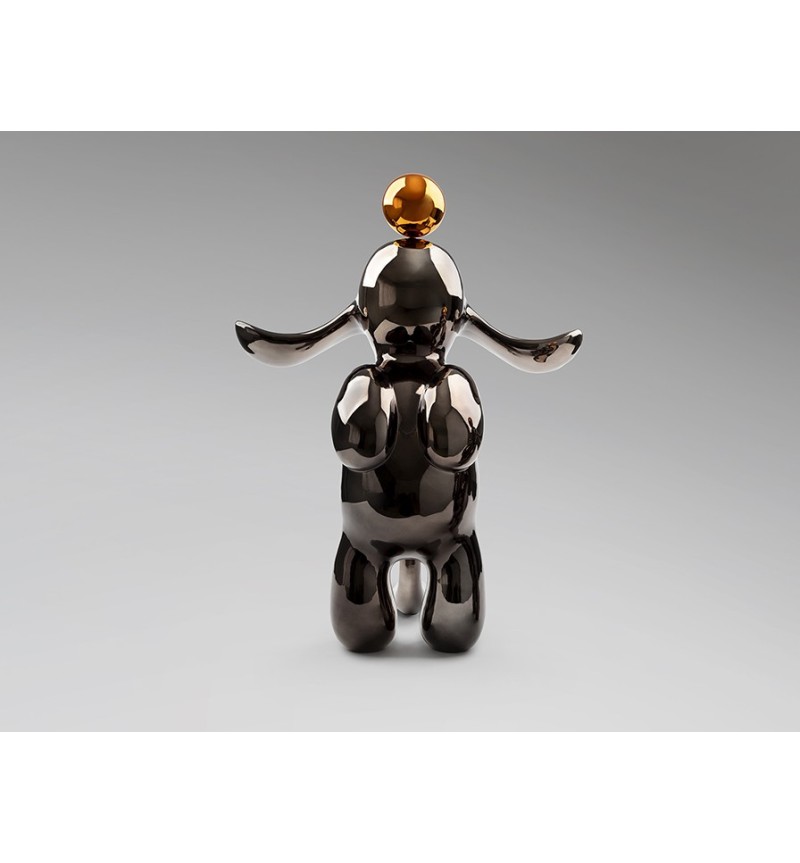 Figura Conejo SCHULLER VALENCIA piccola grigio arancio