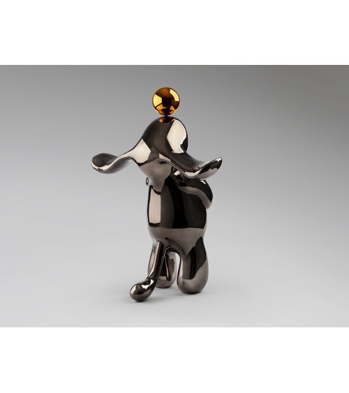Figur Conejo SCHULLER VALENCIA klein Grau Orange