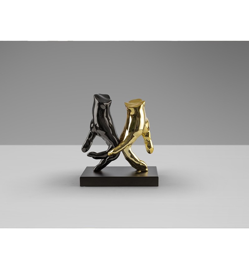 Figura Manos SCHULLER VALENCIA grigio oro