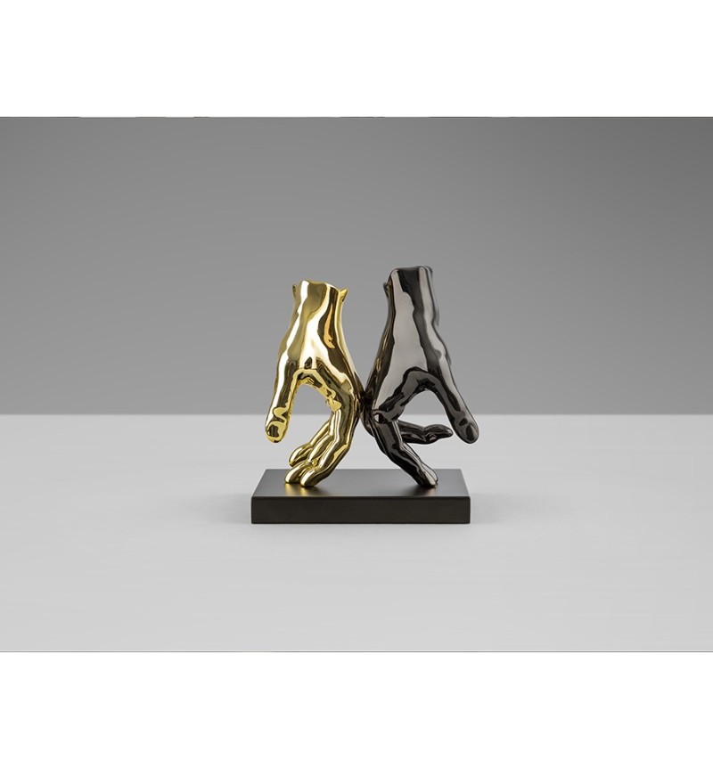 Figura Manos SCHULLER VALENCIA grigio oro