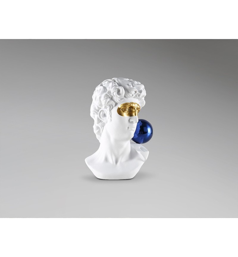 Figura David SCHULLER VALENCIA bianco oro blu